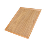 Rectangle Wood Tray Multifunctional Serving Tray for Fruit Food Pizza Gathering Outdoor 40 X 30.5cm - Close-Up Angle