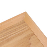 Rectangle Wood Tray Multifunctional Serving Tray for Fruit Food Pizza Gathering Outdoor 40 X 30.5cm