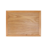 Rectangle Wood Tray Multifunctional Serving Tray for Fruit Food Pizza Gathering Outdoor 36.5 X 27cm