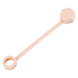 4 Set Silicone Spill Proof Stopper Set Tumbler Accessories Including Straw Cover Cap Square Leak Stopper Round Lid Stopper Plug Pink