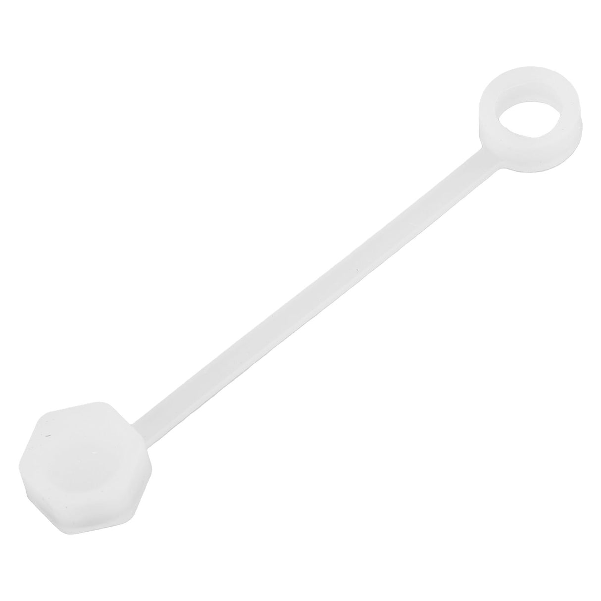 4 Set Silicone Spill Proof Stopper Set Tumbler Accessories Including Straw Cover Cap Square Leak Stopper Round Lid Stopper Plug Transparent White