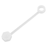 4 Set Silicone Spill Proof Stopper Set Tumbler Accessories Including Straw Cover Cap Square Leak Stopper Round Lid Stopper Plug Transparent White - Extra Image
