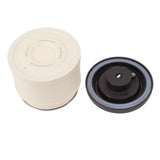 Vacuum Sealed Coffee Container 304 Stainless Steel Press Type Airtight Food Storage Container for Coffee Beans Tea Nuts 1100ML Beige