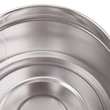 Vacuum Sealed Coffee Container 304 Stainless Steel Press Type Airtight Food Storage Container for Coffee Beans Tea Nuts 1600ML Beige