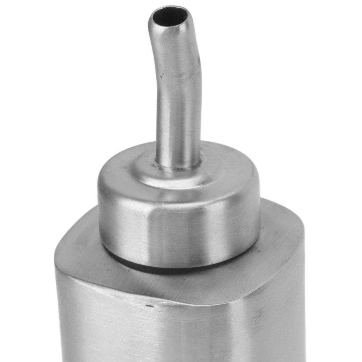 220ml Oil Dispenser Bottle Stainless Steel Oil Bottle Sauce Container for Olive Oil Vinegar Soy Sauce Rectangle