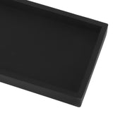 Silicone Storage Tray Silica Gel Kitchen Sorting Plate Tray Cosmetics Organizer Tray for Bathroom Dressing Table Black Small Size - Extra Image
