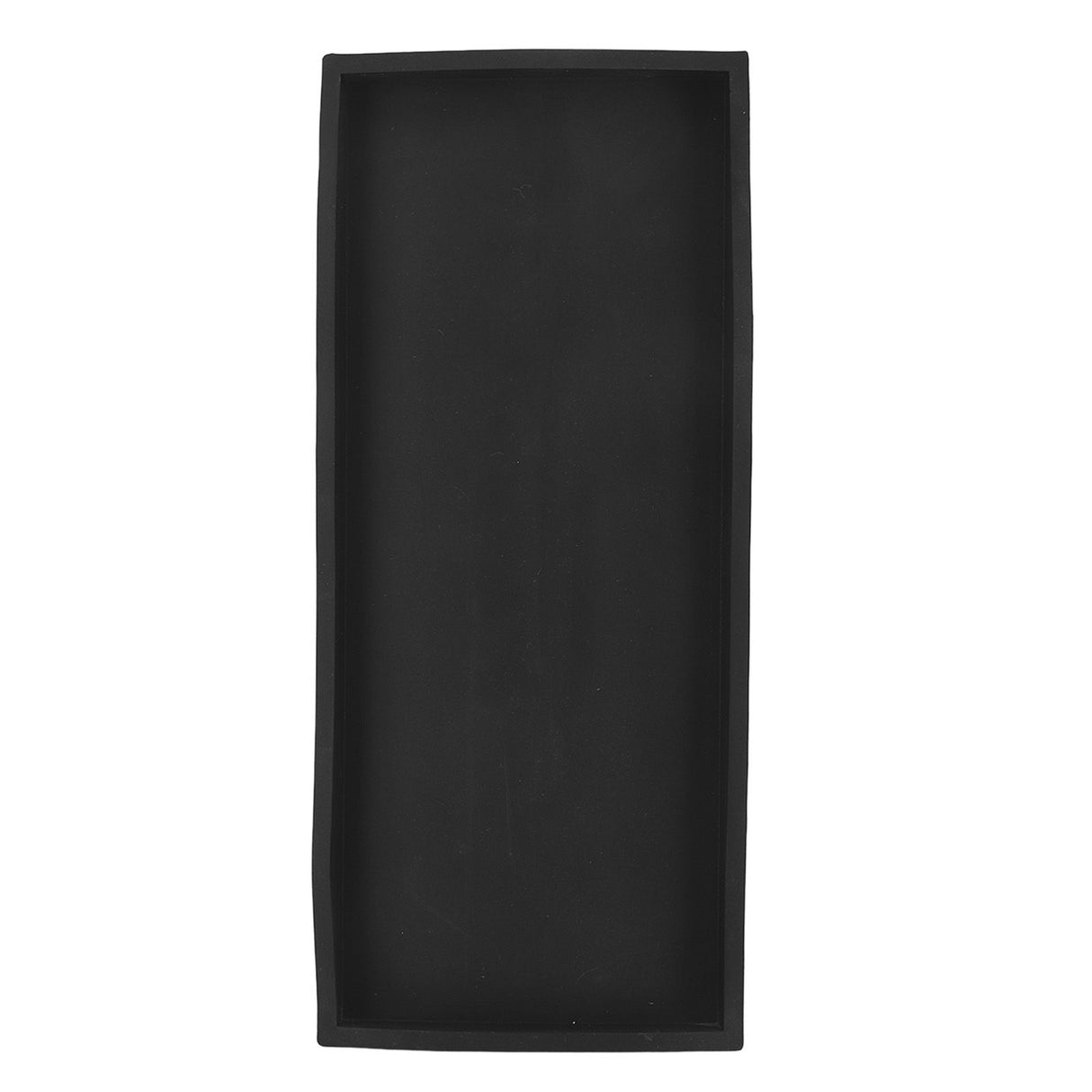 Silicone Storage Tray Silica Gel Kitchen Sorting Plate Tray Cosmetics Organizer Tray for Bathroom Dressing Table Black Large Size