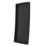 Silicone Storage Tray Silica Gel Kitchen Sorting Plate Tray Cosmetics Organizer Tray for Bathroom Dressing Table Black Large Size