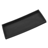 Silicone Storage Tray Silica Gel Kitchen Sorting Plate Tray Cosmetics Organizer Tray for Bathroom Dressing Table Black Large Size