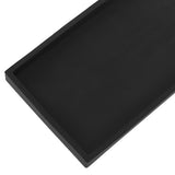 Silicone Storage Tray Silica Gel Kitchen Sorting Plate Tray Cosmetics Organizer Tray for Bathroom Dressing Table Black Large Size