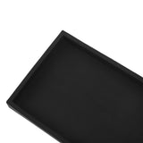 Silicone Storage Tray Silica Gel Kitchen Sorting Plate Tray Cosmetics Organizer Tray for Bathroom Dressing Table Black Large Size