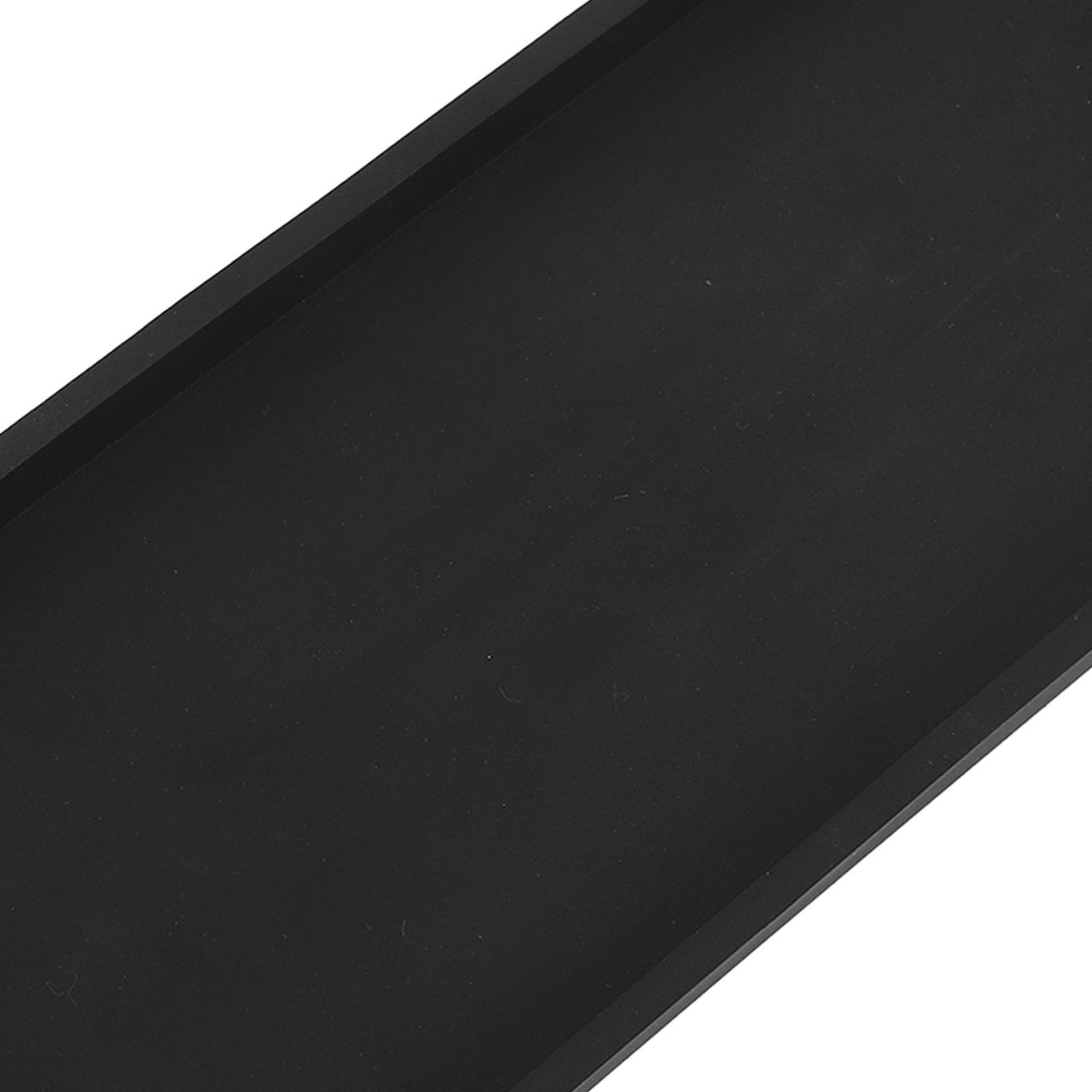 Silicone Storage Tray Silica Gel Kitchen Sorting Plate Tray Cosmetics Organizer Tray for Bathroom Dressing Table Black Large Size