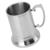 Stainless Steel Beer Mug Anti Slip High Temperature Resistant Modern Beer Cup Coffee Mug 500ml - Top-Down View