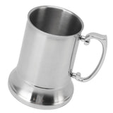 Stainless Steel Beer Mug Anti Slip High Temperature Resistant Modern Beer Cup Coffee Mug 500ml