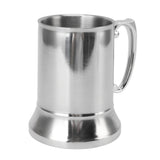 Stainless Steel Beer Mug Anti Slip High Temperature Resistant Modern Beer Cup Coffee Mug 500ml - Close-Up Angle