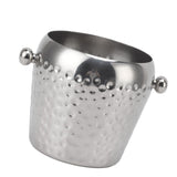 Ice Bucket Stainless Steel Mini Insulated Frozen Container for Bar Wine Champagne 1L Sliver