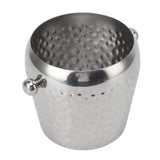 Ice Bucket Stainless Steel Mini Insulated Frozen Container for Bar Wine Champagne 1L Sliver