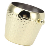 Ice Bucket Stainless Steel Mini Insulated Frozen Container for Bar Wine Champagne 1L Gold