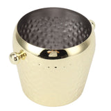 Ice Bucket Stainless Steel Mini Insulated Frozen Container for Bar Wine Champagne 1L Gold - Extra Image