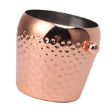 Ice Bucket Stainless Steel Mini Insulated Frozen Container for Bar Wine Champagne 1L Rose Gold - Low Angle