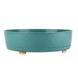 Kitchen Turntable Spin Round Tray 360 Degrees Rotating Non Skid Multifunctional Spice Organizer for Cabinet Pantry Refrigerator Countertop Green - 45-Degree Angle