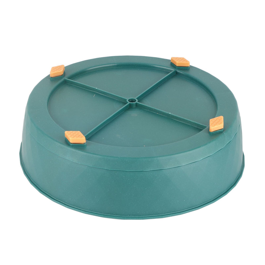 Kitchen Turntable Spin Round Tray 360 Degrees Rotating Non Skid Multifunctional Spice Organizer for Cabinet Pantry Refrigerator Countertop Green