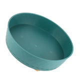 Kitchen Turntable Spin Round Tray 360 Degrees Rotating Non Skid Multifunctional Spice Organizer for Cabinet Pantry Refrigerator Countertop Green - Close-Up Angle