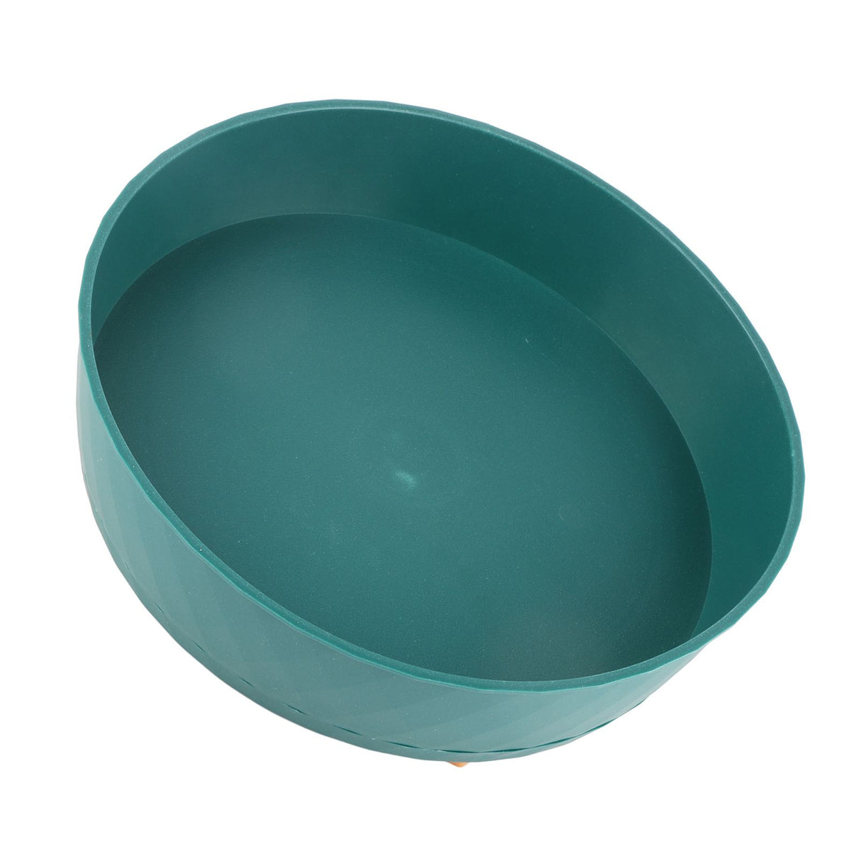 Kitchen Turntable Spin Round Tray 360 Degrees Rotating Non Skid Multifunctional Spice Organizer for Cabinet Pantry Refrigerator Countertop Green