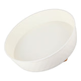 Kitchen Turntable Spin Round Tray 360 Degrees Rotating Non Skid Multifunctional Spice Organizer for Cabinet Pantry Refrigerator Countertop White - Rear View