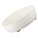 Kitchen Turntable Spin Round Tray 360 Degrees Rotating Non Skid Multifunctional Spice Organizer for Cabinet Pantry Refrigerator Countertop White