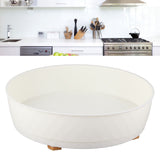 Kitchen Turntable Spin Round Tray 360 Degrees Rotating Non Skid Multifunctional Spice Organizer for Cabinet Pantry Refrigerator Countertop White - Extra Image
