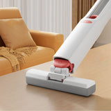 Mini Mop Rotating Strong Absorbent Hand Wash Free Self Squeeze Widely Used Sponge Mop with 2 Heads for Family Office - Rear View