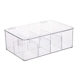 Coffee Condiment Organizer PET Detachable Transparency Baffle Tea Bag Packet Organizers for Coffee Tea Sock Storage