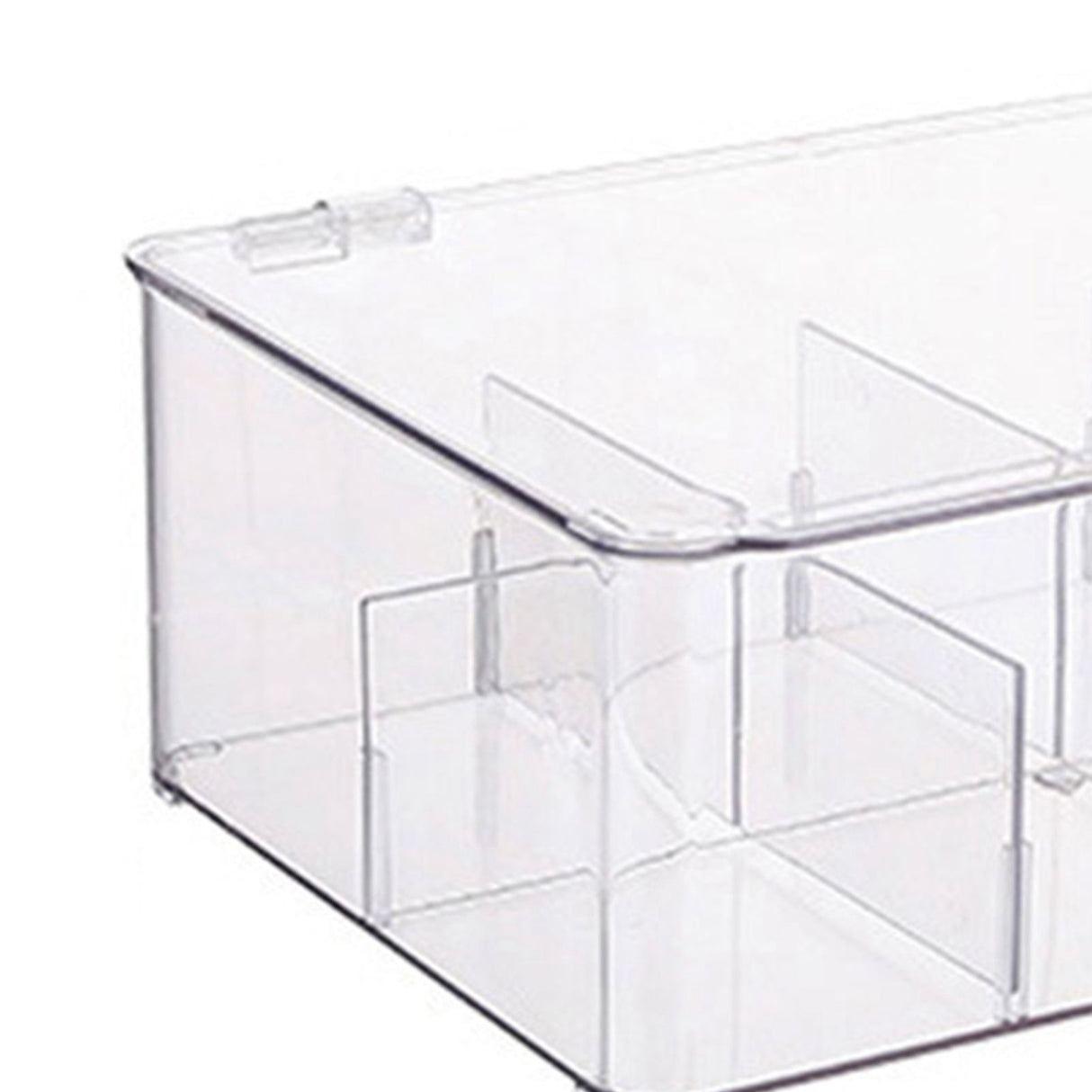 Coffee Condiment Organizer PET Detachable Transparency Baffle Tea Bag Packet Organizers for Coffee Tea Sock Storage