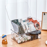 Coffee Condiment Organizer PET Detachable Transparency Baffle Tea Bag Packet Organizers for Coffee Tea Sock Storage