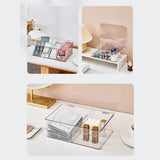 Coffee Condiment Organizer PET Detachable Transparency Baffle Tea Bag Packet Organizers for Coffee Tea Sock Storage - Extra Image