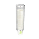 Plastic Disposable Paper Cups Dispenser Wall Mount Pull Type Water Cooler Cup Dispenser Automatic Remover Cup Holder for Home Hospital Gym Office