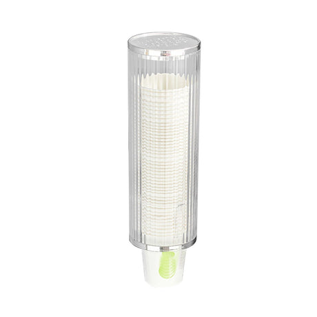 Plastic Disposable Paper Cups Dispenser Wall Mount Pull Type Water Cooler Cup Dispenser Automatic Remover Cup, Wall Mounted