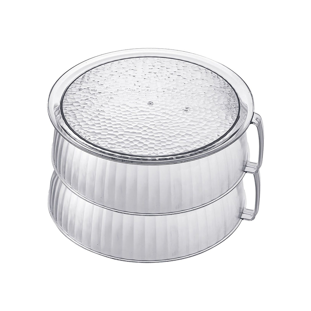 Multilayer Food Cover Multifunctional Transparent Food Cover Fresh Keeping Insulated Dish Cover for Kitchen Dining Table 2 Layers