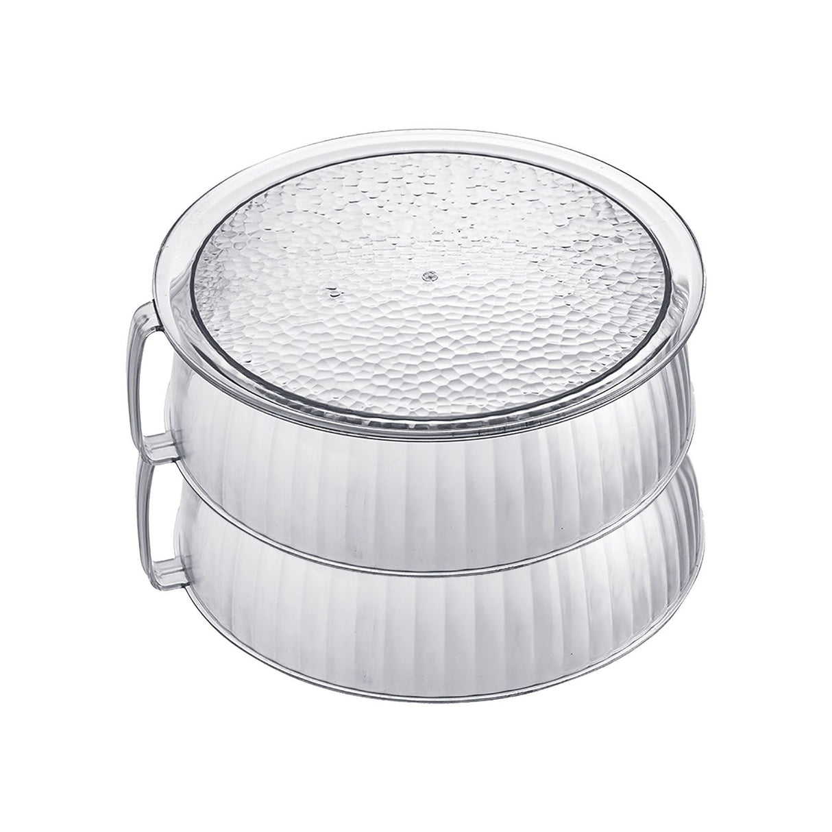 Multilayer Food Cover Multifunctional Transparent Food Cover Fresh Keeping Insulated Dish Cover for Kitchen Dining Table 2 Layers