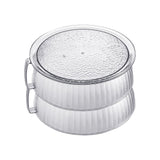 Multilayer Food Cover Multifunctional Transparent Food Cover Fresh Keeping Insulated Dish Cover for Kitchen Dining Table 2 Layers