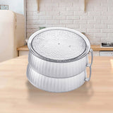 Multilayer Food Cover Multifunctional Transparent Food Cover Fresh Keeping Insulated Dish Cover for Kitchen Dining Table 2 Layers