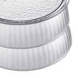 Multilayer Food Cover Multifunctional Transparent Food Cover Fresh Keeping Insulated Dish Cover for Kitchen Dining Table 2 Layers - Close-Up Angle
