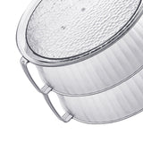 Multilayer Food Cover Multifunctional Transparent Food Cover Fresh Keeping Insulated Dish Cover for Kitchen Dining Table 2 Layers