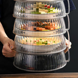 Multilayer Food Cover Multifunctional Transparent Food Cover Fresh Keeping Insulated Dish Cover for Kitchen Dining Table 2 Layers - Extra Image