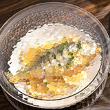 Multilayer Food Cover Multifunctional Transparent Food Cover Fresh Keeping Insulated Dish Cover for Kitchen Dining Table 2 Layers