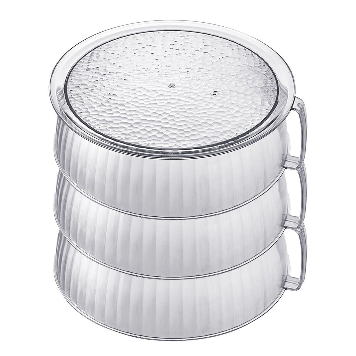 Multilayer Food Cover Multifunctional Transparent Food Cover Fresh Keeping Insulated Dish Cover for Kitchen Dining Table 3 Layers
