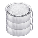 Multilayer Food Cover Multifunctional Transparent Food Cover Fresh Keeping Insulated Dish Cover for Kitchen Dining Table 3 Layers