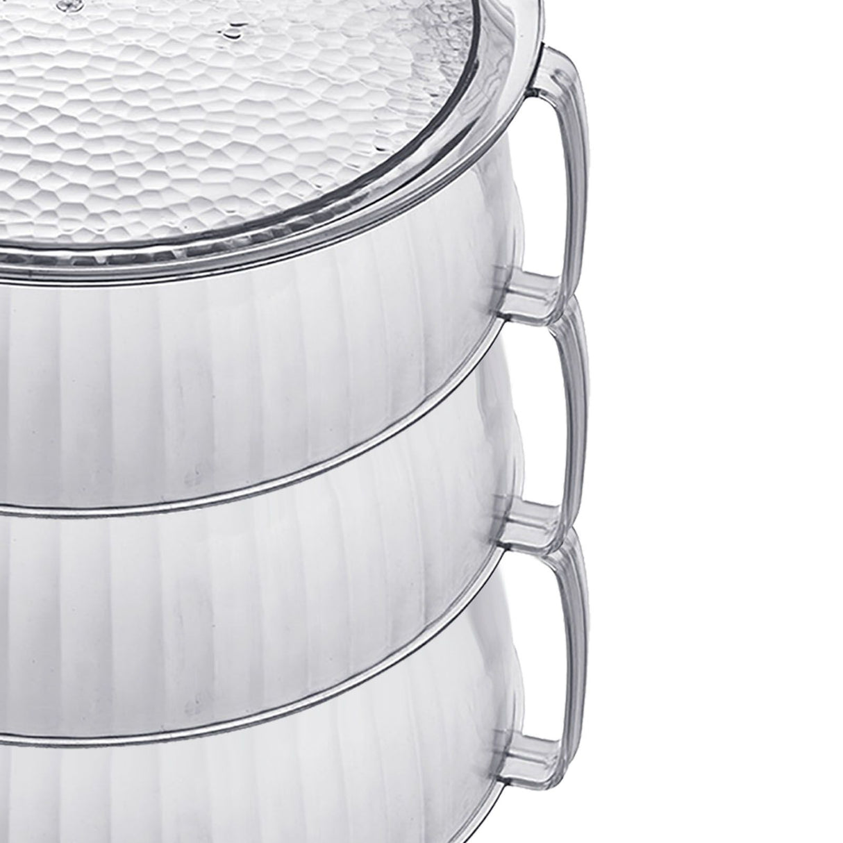 Multilayer Food Cover Multifunctional Transparent Food Cover Fresh Keeping Insulated Dish Cover for Kitchen Dining Table 3 Layers