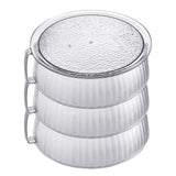 Multilayer Food Cover Multifunctional Transparent Food Cover Fresh Keeping Insulated Dish Cover for Kitchen Dining Table 3 Layers